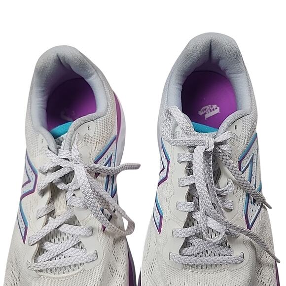 New Balance Womens Fresh Foam 680 V7 White/Fuchsia Size 11 - Picture 10 of 10